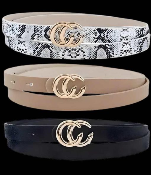Gold Detailed Belt Women's Belts - Image 4