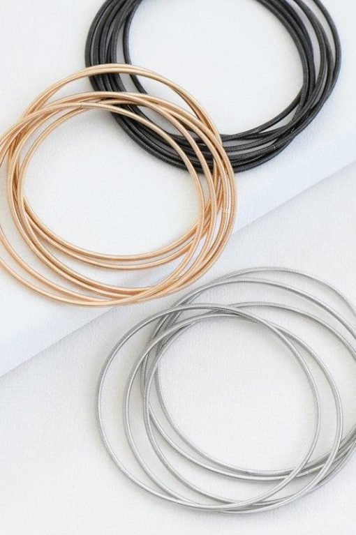 Gold Guitar String Bracelet Set - Image 3