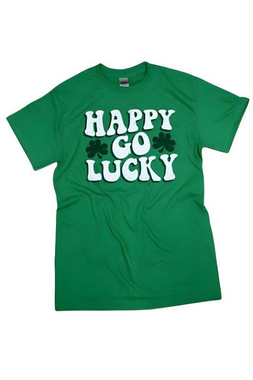 Happy Go Lucky St. Patrick's Day Graphic Tee