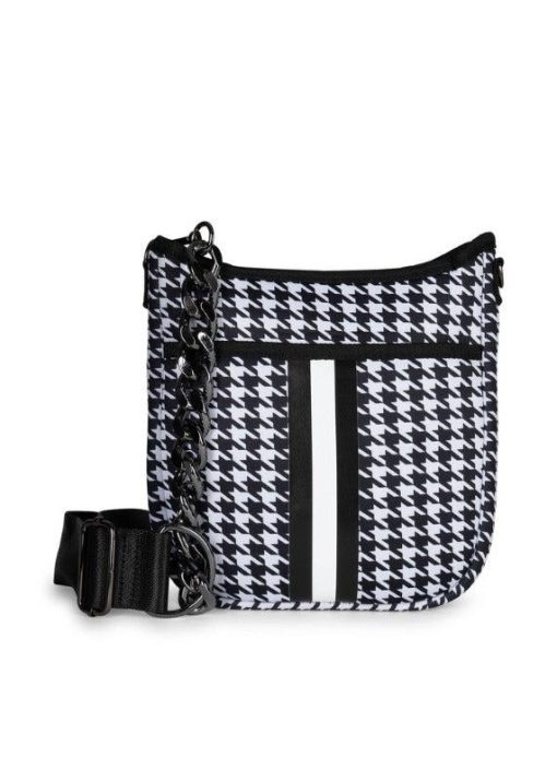 Jeri Royal Crossbody | Haute Shore Bags Near Me | Houndstooth - Image 3