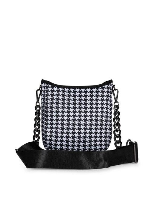 Jeri Royal Crossbody | Haute Shore Bags Near Me | Houndstooth - Image 4