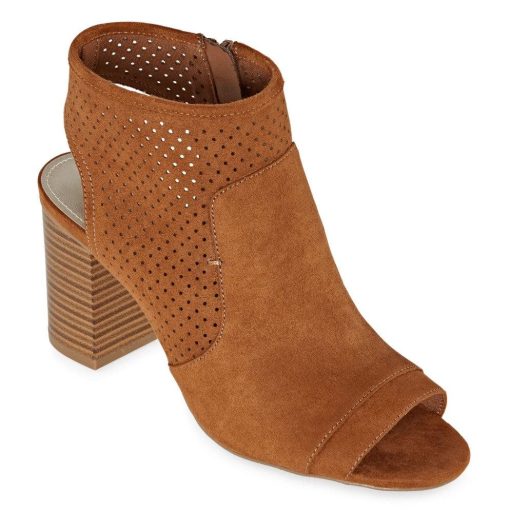 High Hopes Peep-Toe Bootie Shoes