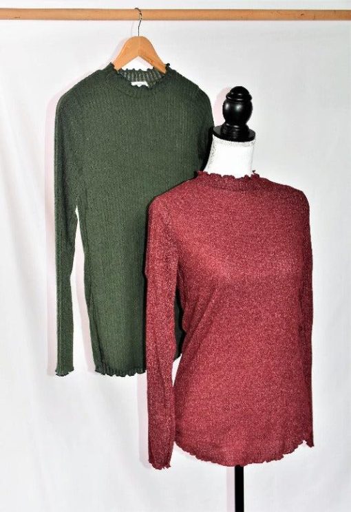 Ivy Lettuce-Edge Detailed Top