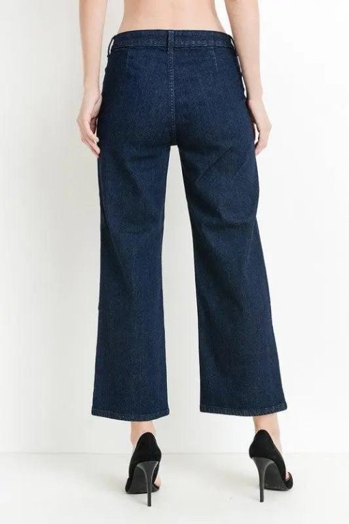 JBD Wide Leg Trouser Jeans | Mature Women's Denim - Image 4