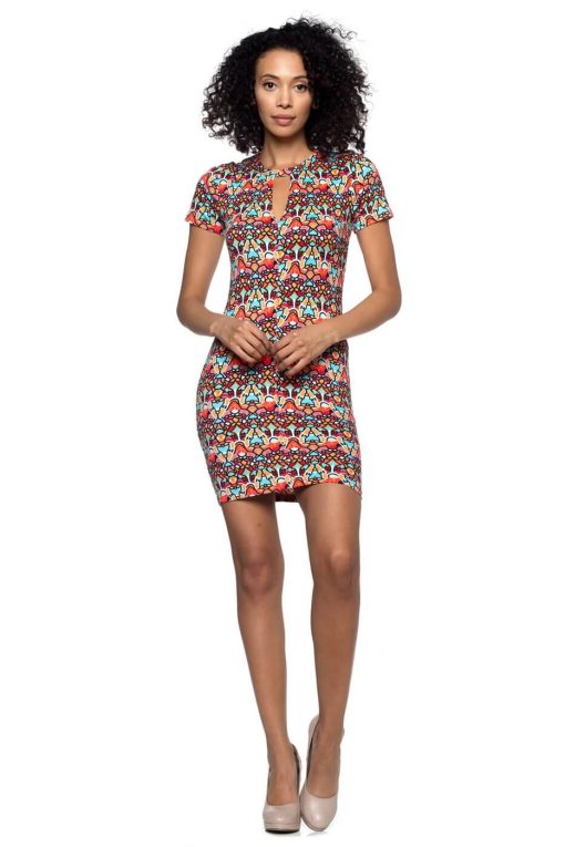 Keyhole Kaleidoscope Dress | Women's Party Dresses - Image 5
