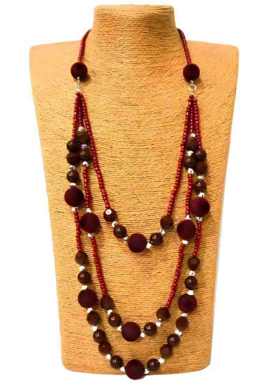 Layered Beaded Necklace | College Gameday Outfits - Image 3