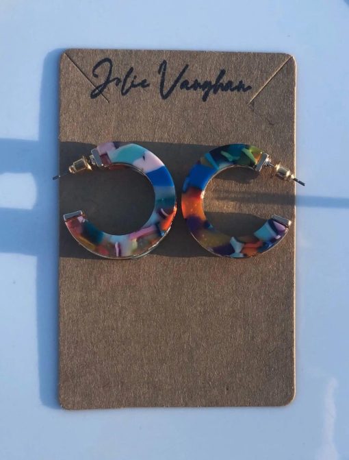 Let's Get Funky Chunky Hoop Earrings Jewelry - Image 5