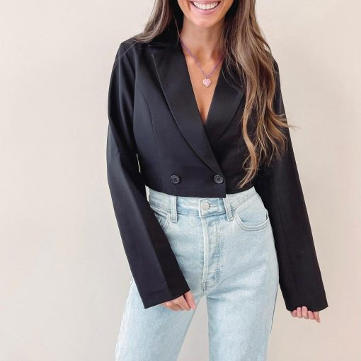 Scarlett Cropped Blazer - Image 3