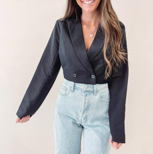 Scarlett Cropped Blazer - Image 4