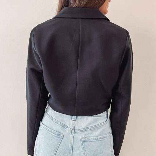 Scarlett Cropped Blazer - Image 6
