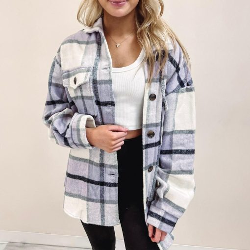 Selena Purple Flannel - Image 3