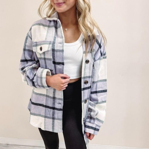 Selena Purple Flannel - Image 5