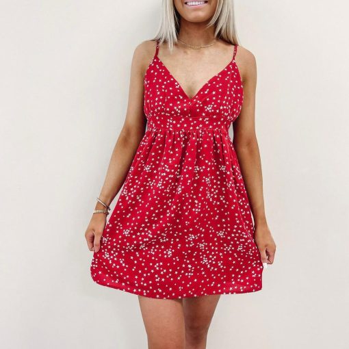 Star Print Dress - Image 4