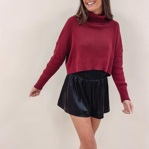 Sydney Sweater – Burgundy - Image 3