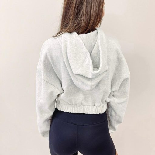 Wellness Club Cropped Hoodie - Image 6