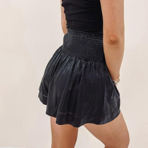 Adair Shorts – Metallic Black - Image 3