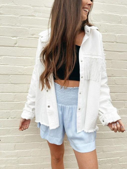Adair Shorts- Light Blue - Image 3