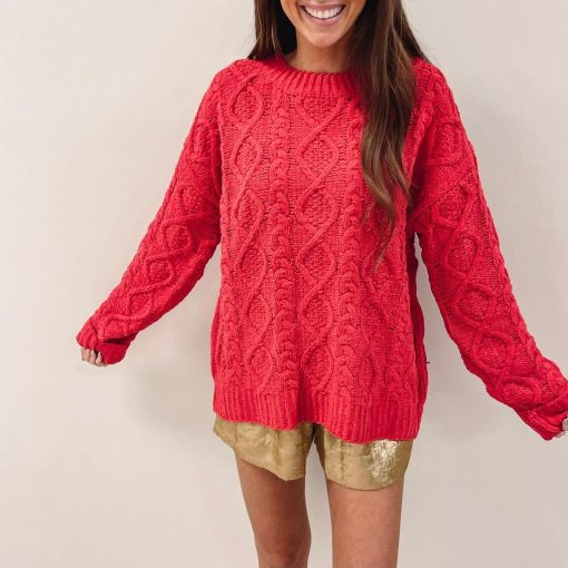 Alexis Red Sweater - Image 3