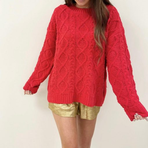 Alexis Red Sweater - Image 6