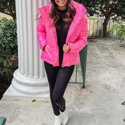 Barbie Pink Puffer Jacket - Image 5