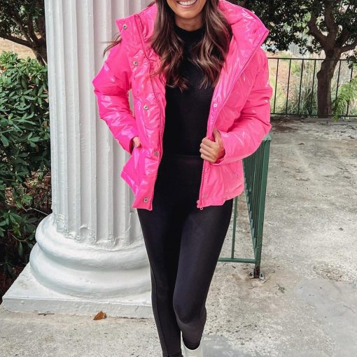 Barbie Pink Puffer Jacket - Image 6