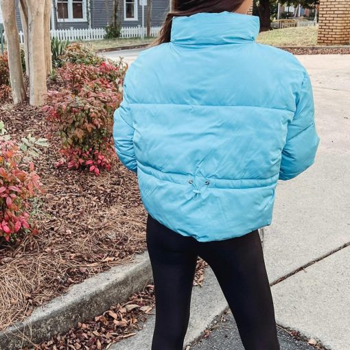 Blue Puffer Jacket - Image 5