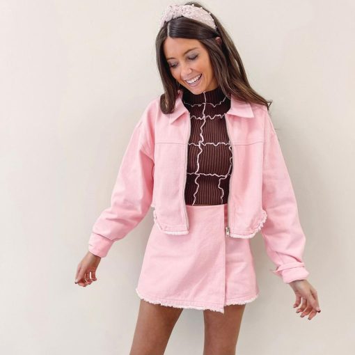 Candace Pink Jacket - Image 3