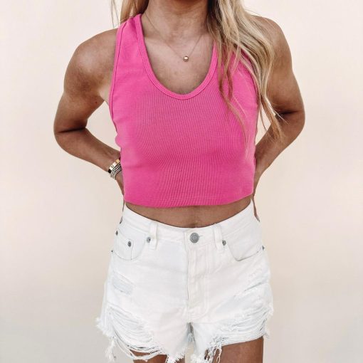 Carlie Tank – Pink - Image 4