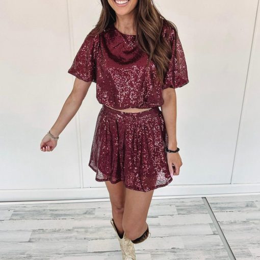 Charlie Set – Burgundy