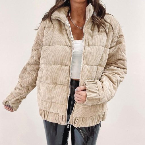 Cord Puffer Jacket - Image 6