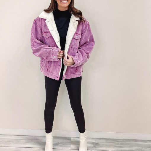 Corded Fur Jacket - Image 4
