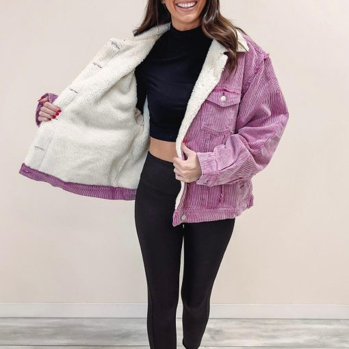 Corded Fur Jacket - Image 5