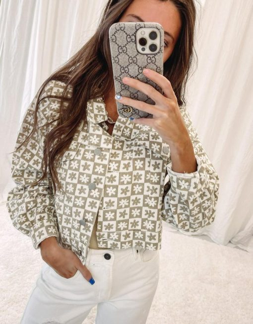 Daisy Printed Jacket - Image 3