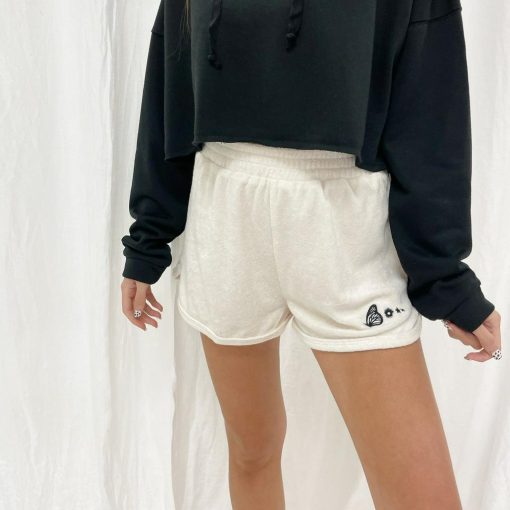 Embroidered Butterfly Lounge Shorts - Image 5
