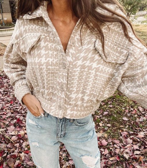 Everly Jacket – Taupe - Image 3