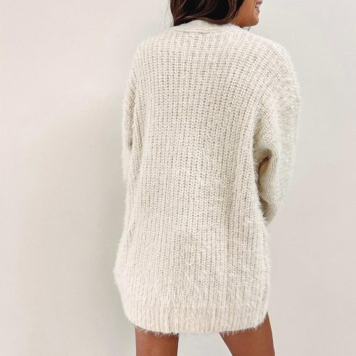 Fuzzy Oversized Cardigan - Image 5