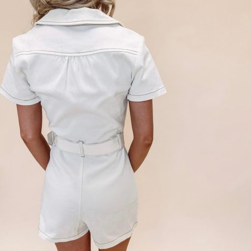 Gabby Romper – White - Image 4