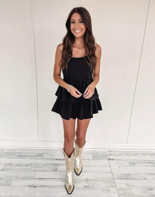 Georgia Romper – Black