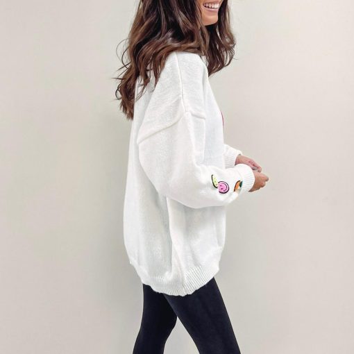 Happy Patch Sweater - Image 3