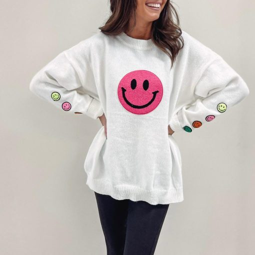 Happy Patch Sweater - Image 4