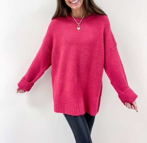 Harper Hot Pink Sweater - Image 4