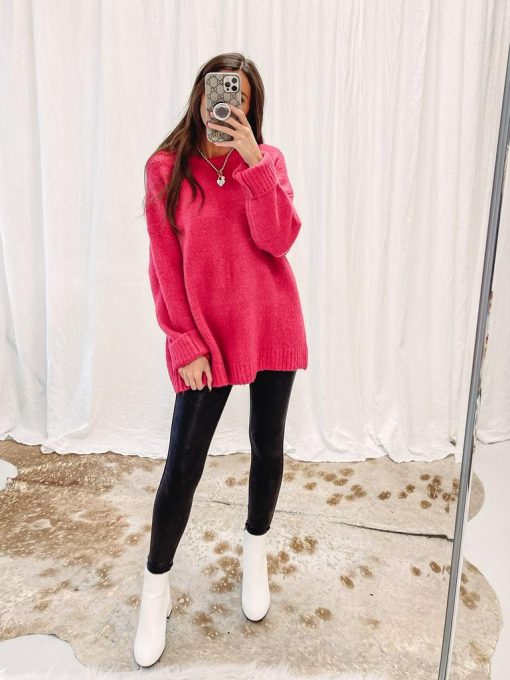 Harper Hot Pink Sweater - Image 5