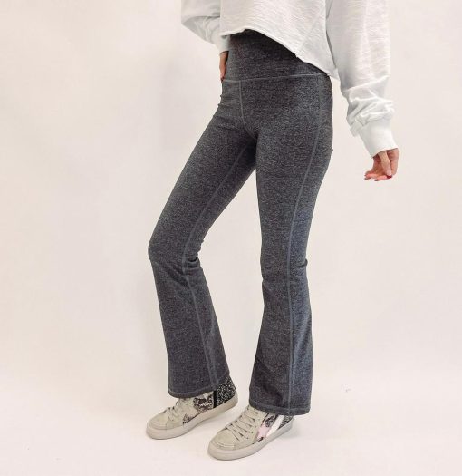 Heather Grey Yoga Pants - Image 3