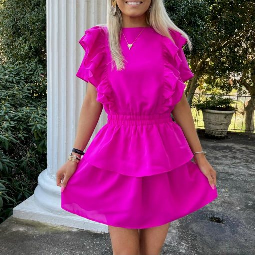 Jacie Ruffle Dress - Image 4