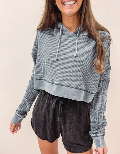 Joanna Cropped Hoodie - Image 3