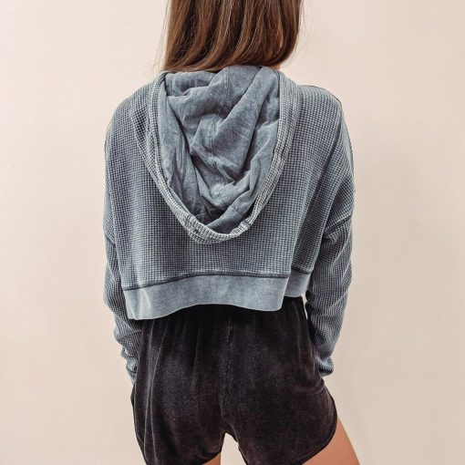 Joanna Cropped Hoodie - Image 5