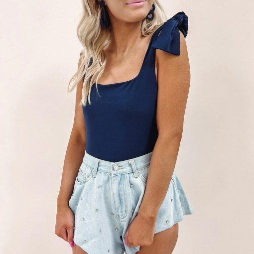 Kaleigh Navy Bodysuit - Image 3