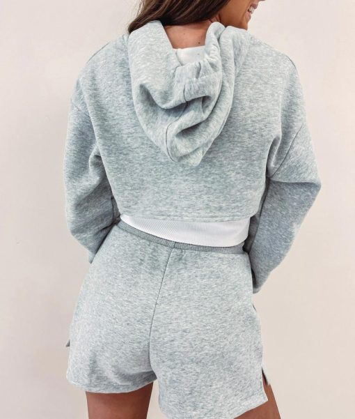 Kendall Cropped Hoodie - Image 6