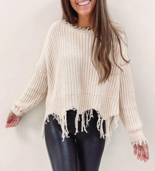 Layla Distressed Sweater - Image 5