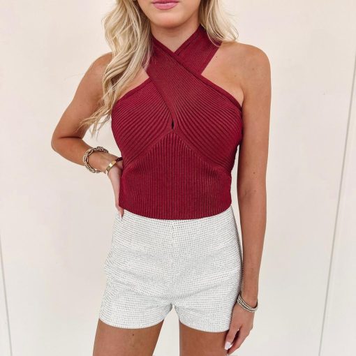 Layne Top – Burgundy - Image 5